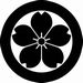 丸に山桜紋