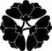 三つ横見唐花紋